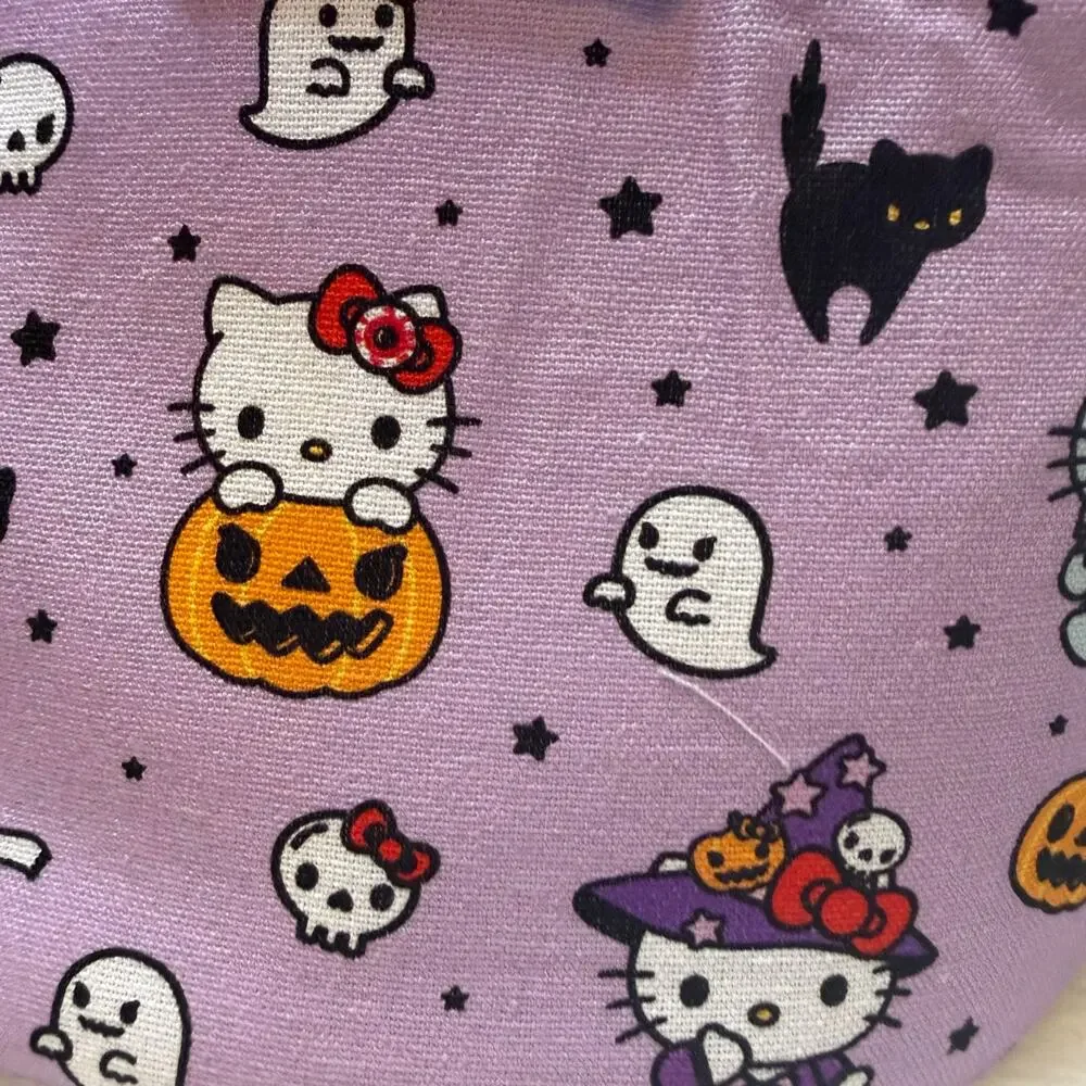 Posh Peanut Hello Kitty Monsters Halloween Trick or Treat Basket NWT Reversible